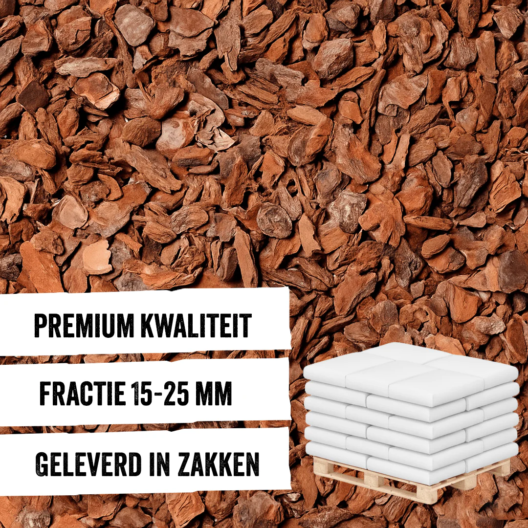 Boomschors op pallet
